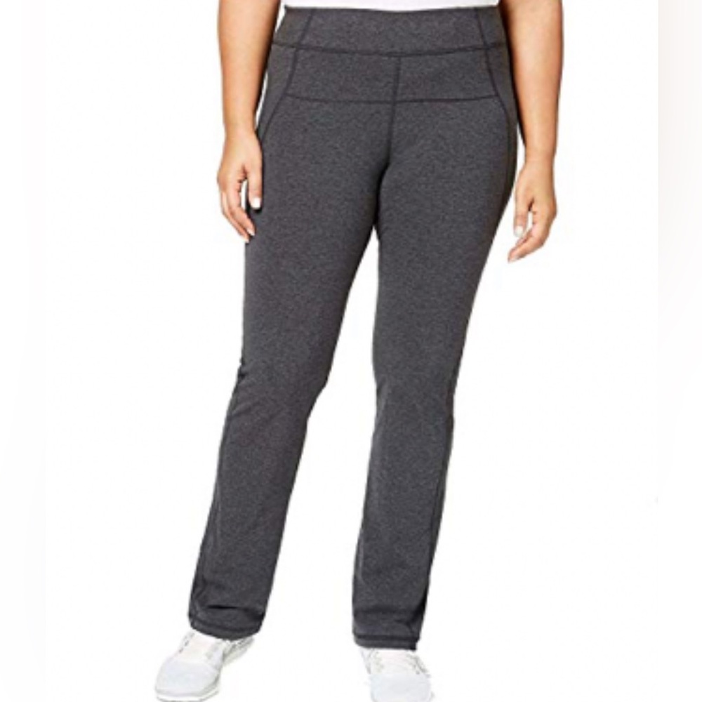 Calvin Klein Women's Performance Plus Size Slimming High-Waisted Leggings